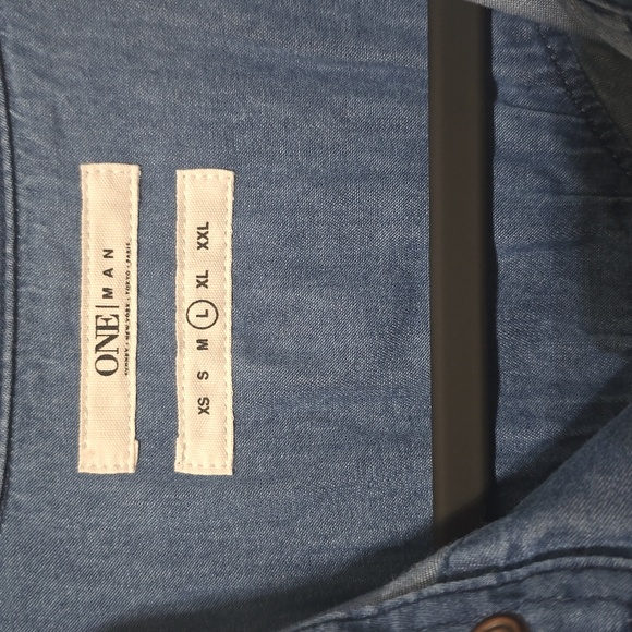 NWT Men's One Teaspoon Django Western Denim Shirt in Large - Picture 2 of 9
